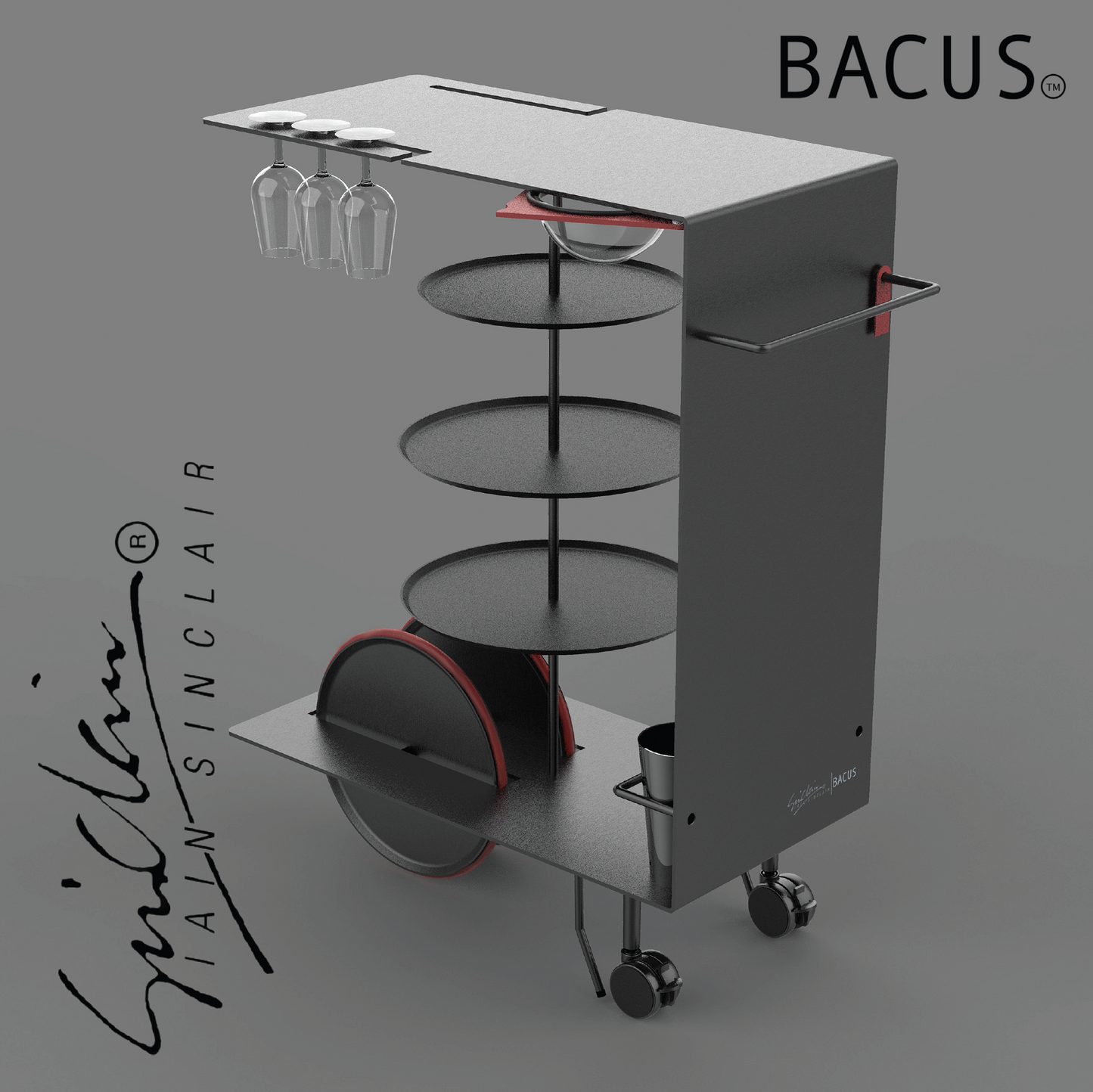 BACUS SERVING TROLLEY/BAR CART