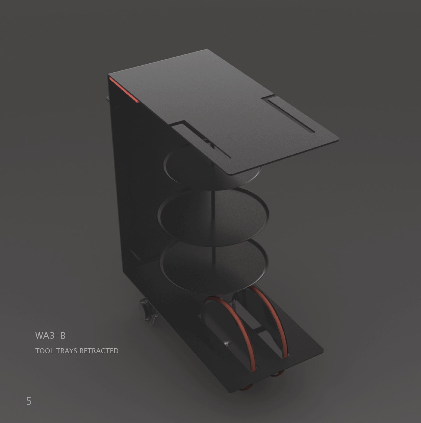 BACUS SERVING TROLLEY/BAR CART