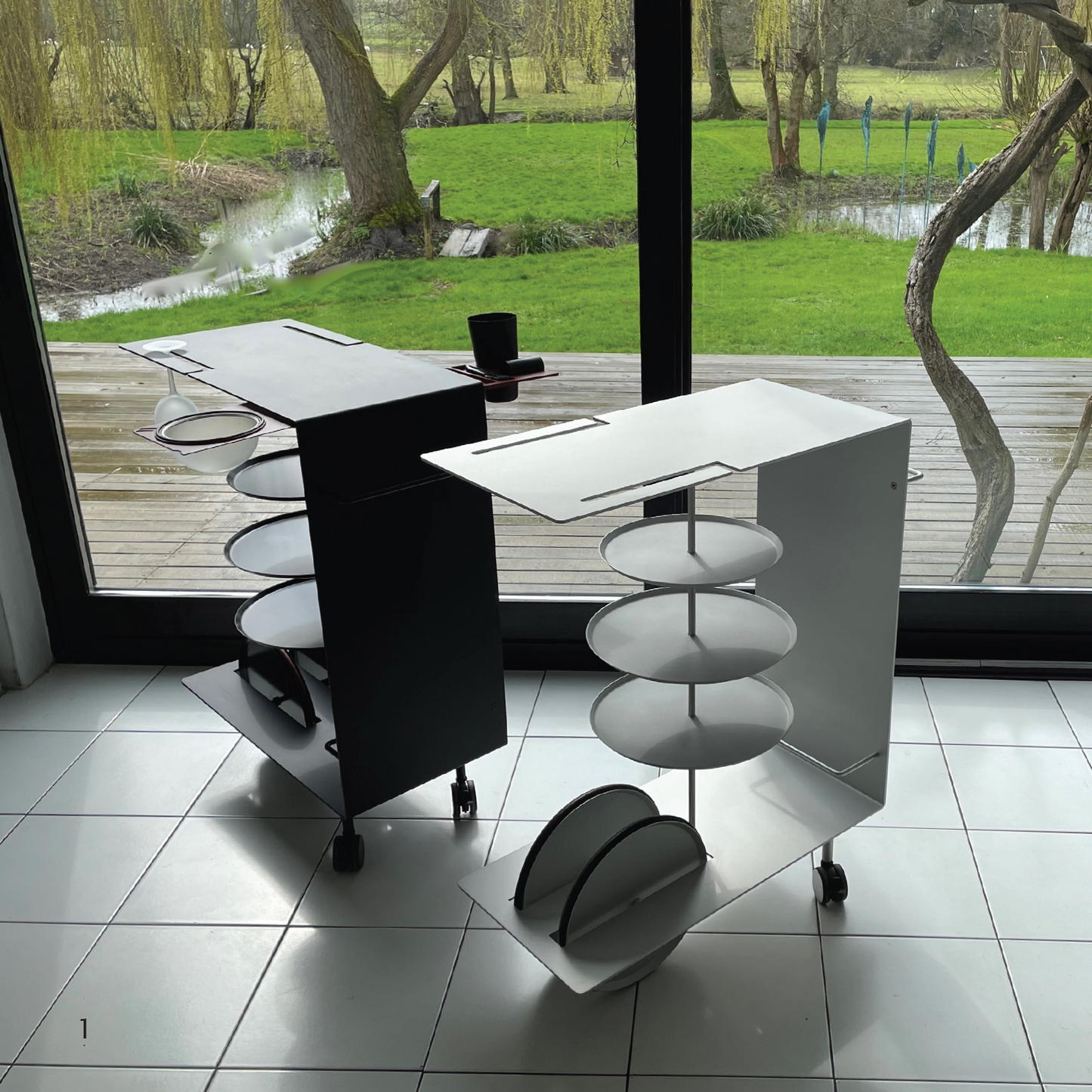 BACUS SERVING TROLLEY/BAR CART