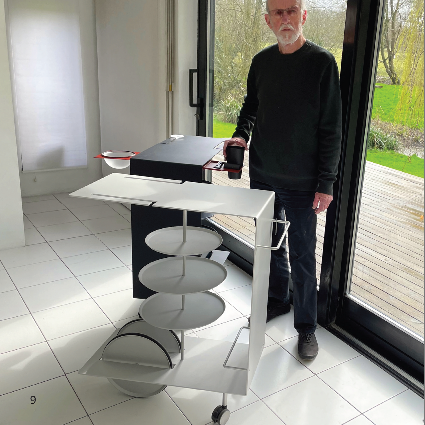 BACUS SERVING TROLLEY/BAR CART