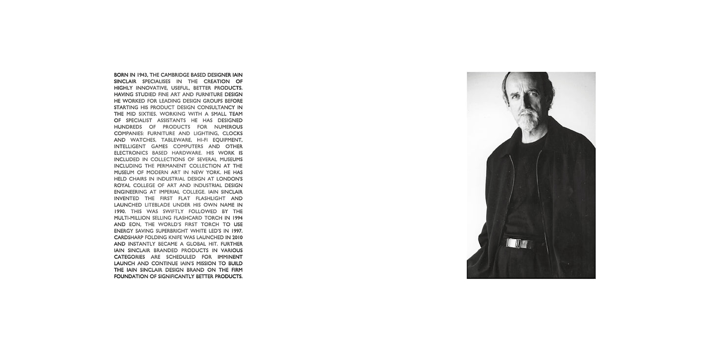 IAIN SINCLAIR DESIGN PORTFOLIO BOOK