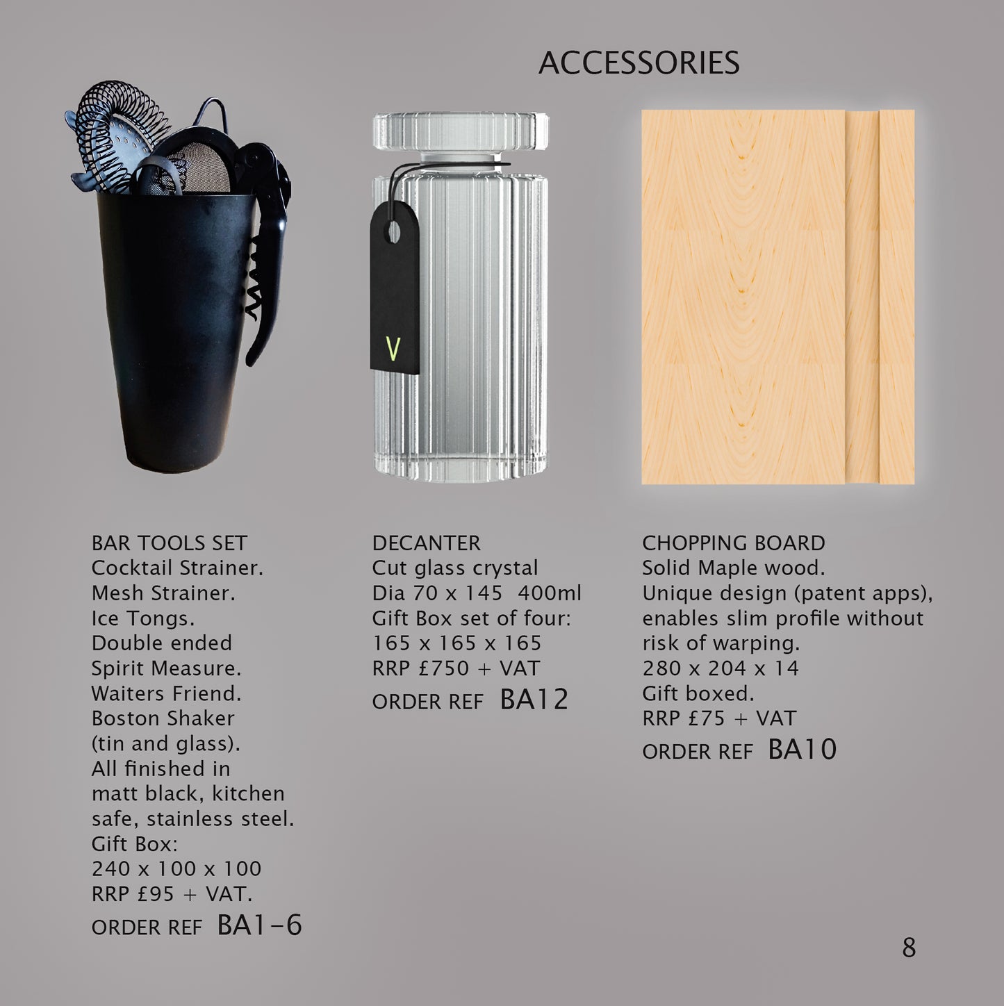 BACUS SERVING TROLLEY/BAR CART